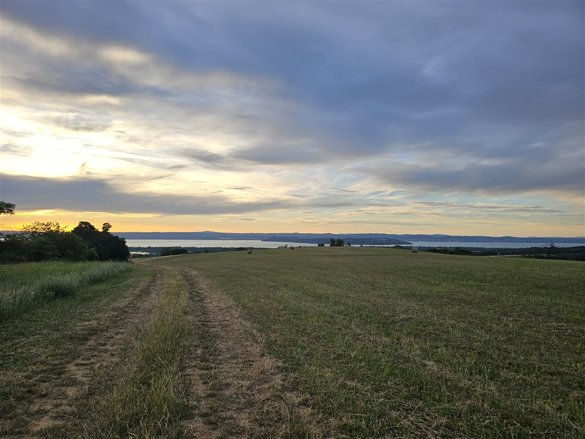 ATV on Kőröshegy panorama trail overlooking Lake Balaton - Gallery View