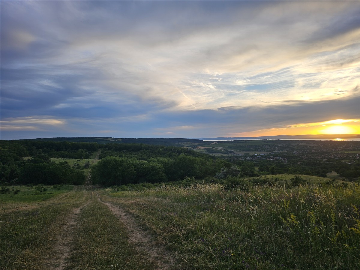 ATV on Kőröshegy panorama trail overlooking Lake Balaton - Gallery View