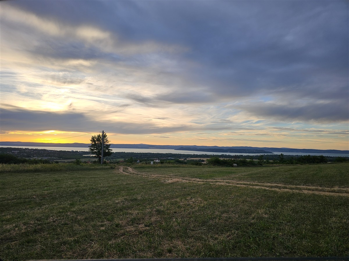 ATV on Kőröshegy panorama trail overlooking Lake Balaton - Gallery View