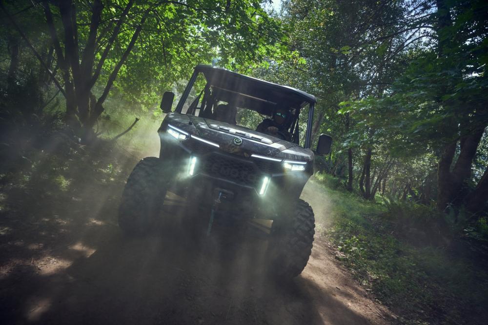 CFMoto U10 XL PRO Quad parked on scenic Balaton-felvidék trail - Gallery View